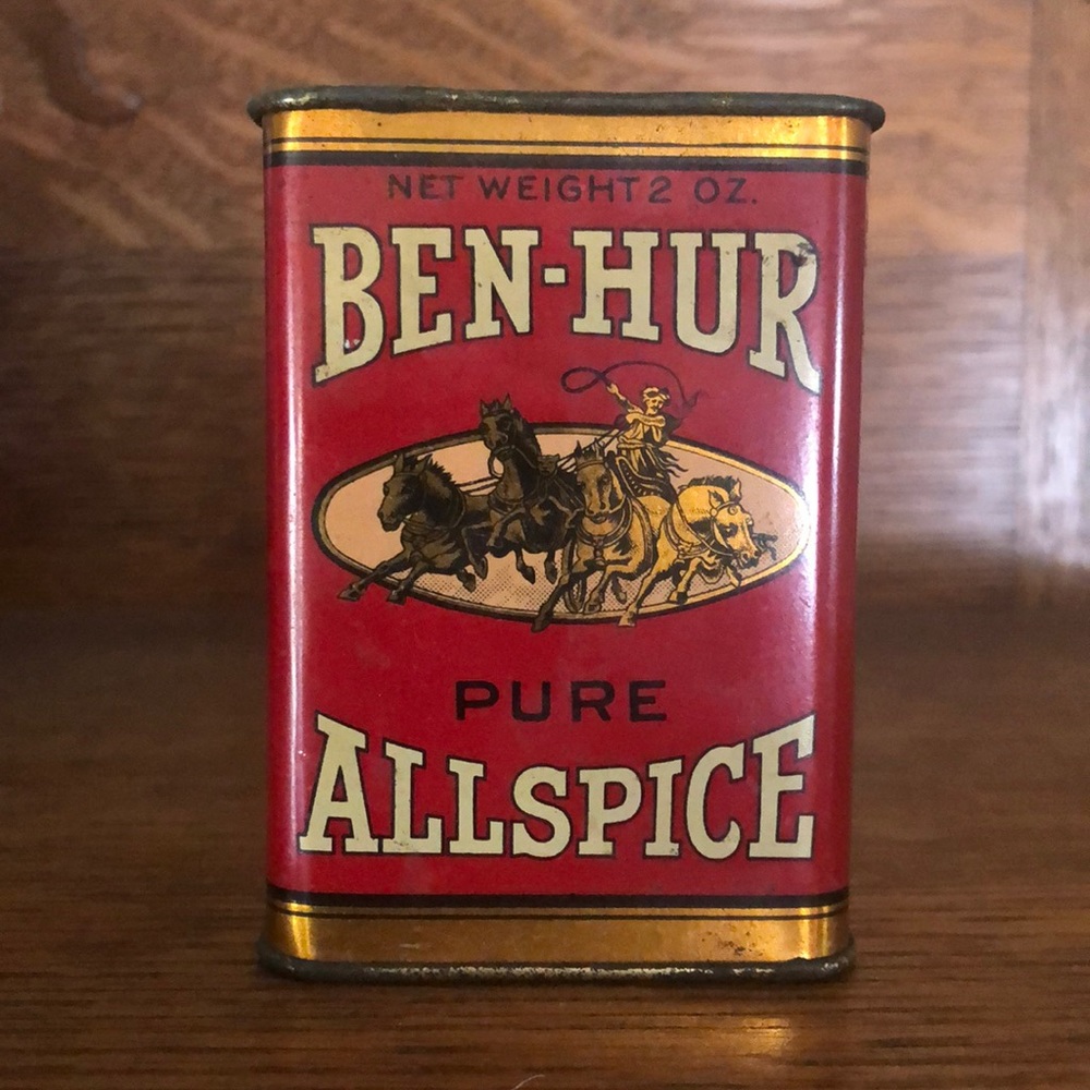 Ben-Hur Allspice Tin